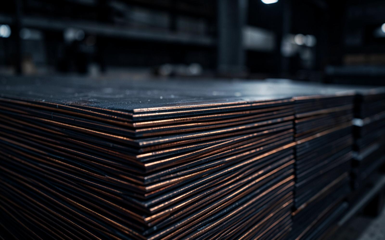 Copper cathode sheets prepared for a commercial partnership
